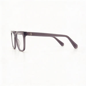 Guess GU50133 Rectangle Eyeglasses Women — side view, Gray Plastic temples