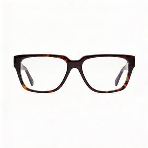 Guess Gu50150 Rectangle Eyeglasses for Men — front view, Plastic