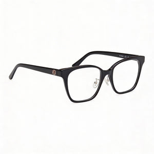 Guess Gu50153-d Rectangle Eyeglasses Men — side view, Black Plastic temples