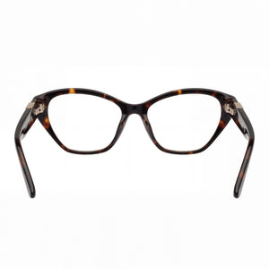 Guess Gu50162 Cat Eye Eyeglasses Women — side view, Havana temples