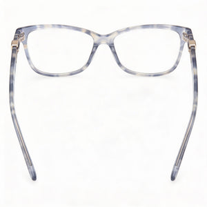 Guess Gu50227 Rectangle Eyeglasses for Women — interior view, Polycarbonate demo lenses
