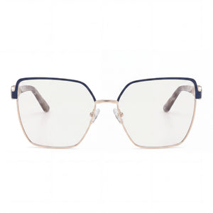 Guess Gu50229 Rectangle Eyeglasses for Women — front view, Metal