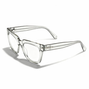 Guess Gu50238 Grey Rectangle Unisex Eyeglasses, Plastic frame