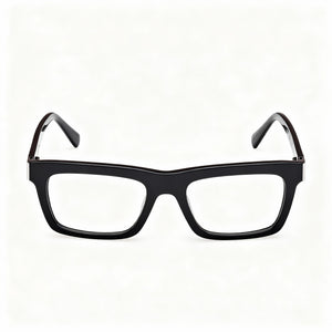 Guess Gu50242 Rectangle Eyeglasses Unisex — front view, Plastic