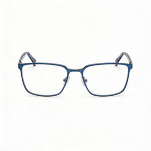 Guess Gu50243 Rectangle Eyeglasses for Men — front view, Metal
