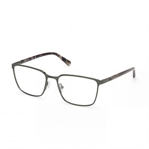 Guess Gu50243 Green Rectangle Eyeglasses for Men, Metal frame