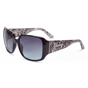 Guess GU768201B62 Black Shield Sunglasses for Women, Gradient Smoke lens