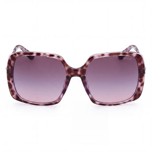 Guess GU778083Z60 Square Sunglasses for Women — front view, Plastic frame