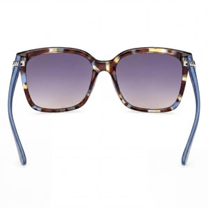 Guess GU7865 Rectangle Sunglasses for Women — interior view, Non-Polarized lens detail