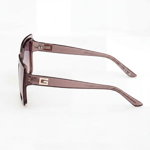 Guess GU7908 Square Sunglasses Women — side view, Non-Polarized Gradient Grey lens