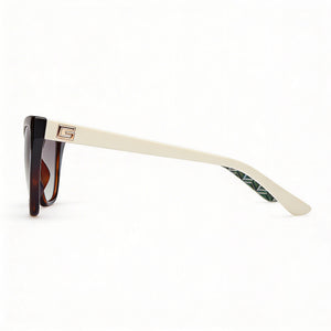 Guess GU7919/S Cat-Eye Sunglasses Women — side view, Non-Polarized Gradient Green lens