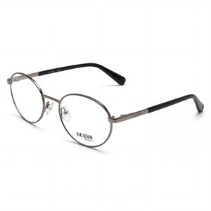 Guess GU8239 Black Round Eyeglasses Unisex, Metal frame