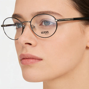 Guess GU8239 Black Eyeglasses Unisex — lifestyle wear, office and reading