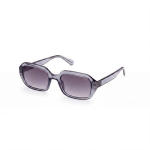 Guess GU8244 Gray Rectangle Sunglasses Unisex, Dark Grey Gradient lens