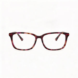 Guess Rectangle Eyeglasses for Women — front view, Plastic