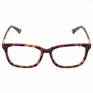 Guess Rectangle Eyeglasses for Women — front view, Plastic