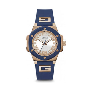 Guess Modern Blue Dial Stainless Steel Women's Watch, 38mm