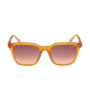 Guess Rectangle Sunglasses Unisex — front view, Injected frame