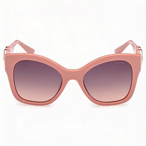 Guess Butterfly Sunglasses for Women — front view, Plastic frame