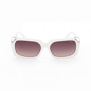 Guess S0374204 Rectangle Sunglasses for Women — front view, Injected frame