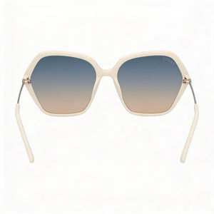 Guess Oval Eyeglasses for Women — front view, Plastic