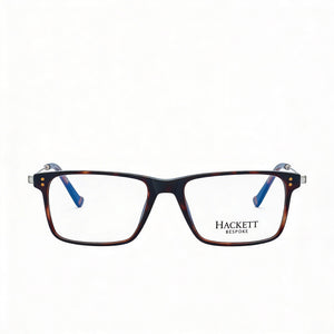 Hackett Casual Rectangle Eyeglasses for Men — front view, Acetate