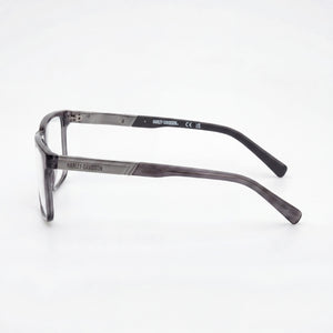 Harley-Davidson Classic Rectangle Eyeglasses Unisex — front view, Injected frame