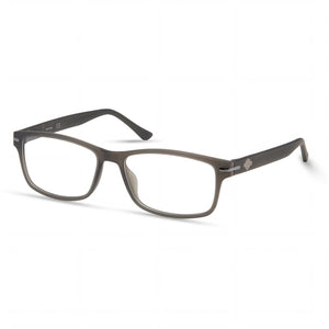 Harley-Davidson Classic Gray Rectangle Eyeglasses Unisex, Injected Ophthalmic frame