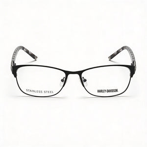 Harley-Davidson Hd0540 Rectangle Eyeglasses for Women — front view, Metal