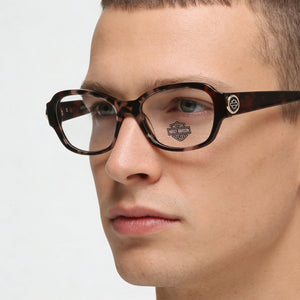 Harley-Davidson Hd0567 Havana Eyeglasses Unisex — lifestyle wear, office and reading