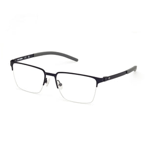 Harley-Davidson HD50019 Black Rectangle Eyeglasses for Men, Metal frame