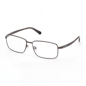 Harley-Davidson Modern Silver Rectangle Eyeglasses Unisex