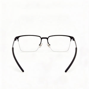 Harley-Davidson Rectangular Rectangle Eyeglasses for Men — front view, Metal