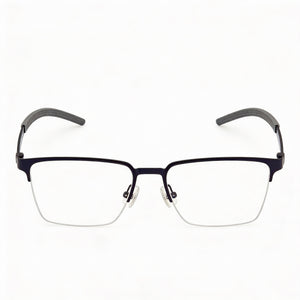 Harley-Davidson Rectangular Rectangle Eyeglasses for Men — front view, Metal
