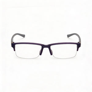 Harley-Davidson Rectangle Eyeglasses for Men — front view, Gray frame