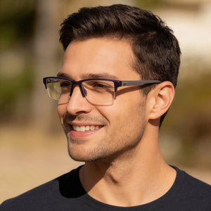 Harley-Davidson Violet Eyeglasses Men — lifestyle wear, office and reading