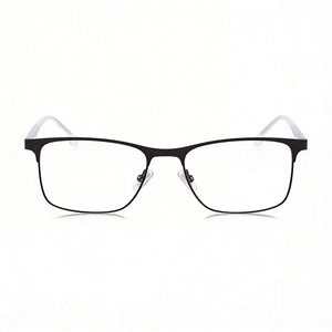 Hugo Boss 0967/It Rectangle Eyeglasses for Men — front view, Metal