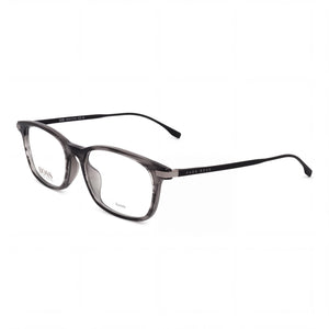 Hugo Boss 0989 Black Square Eyeglasses for Unisex, Acetate frame