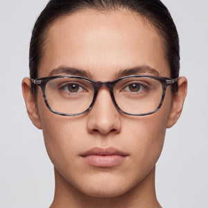 Hugo Boss 0989 Square Eyeglasses for Unisex — interior view, Polycarbonate demo lenses