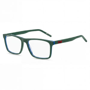 Hugo Boss 1198 Green Blue Rectangle Eyeglasses for Unisex, Acetate frame