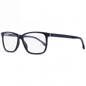 Hugo Boss 1300/U Black Rectangle Eyeglasses for Unisex, Plastic frame