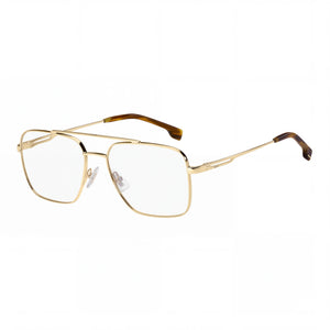 Hugo Boss 1328 Gold Rectangle Eyeglasses for Unisex, Metal frame