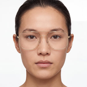 Hugo Boss 1328 Gold Eyeglasses Unisex — lifestyle wear, professional and business attire