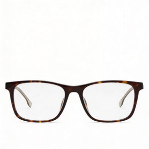 Hugo Boss 1343/F Rectangle Eyeglasses Unisex — front view, Plastic