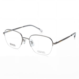 Hugo Boss 1346/F Silver Round Eyeglasses for Unisex, Metal frame