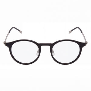 Hugo Boss 1350/F Round Eyeglasses for Men — front view, Propionate