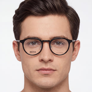 Hugo Boss 1350/F Black Eyeglasses Men — lifestyle wear, video calls and remote work