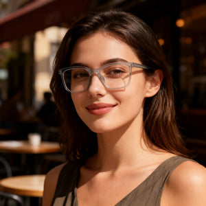 Hugo Boss 1403/F Gray Eyeglasses Unisex — lifestyle wear, office and reading