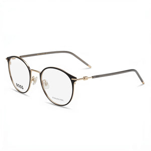 Hugo Boss 1432 Black Round Eyeglasses Unisex, Alloy Steel frame