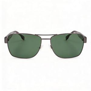 Hugo Boss 1441/s Rectangle Sunglasses Unisex — front view, Stainless Steel frame